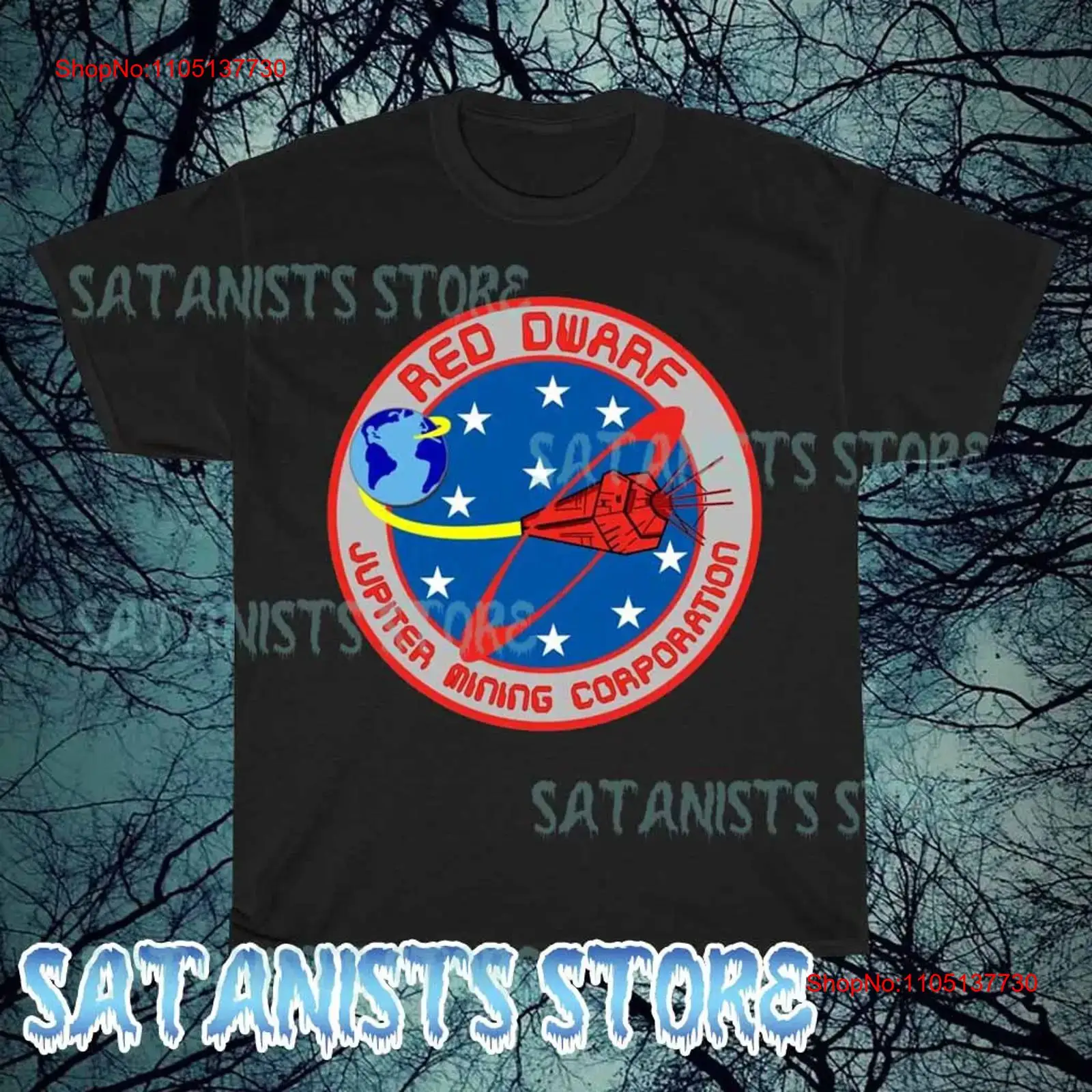 Vintage Fashion News - New Red Dwarf Logo Men's T