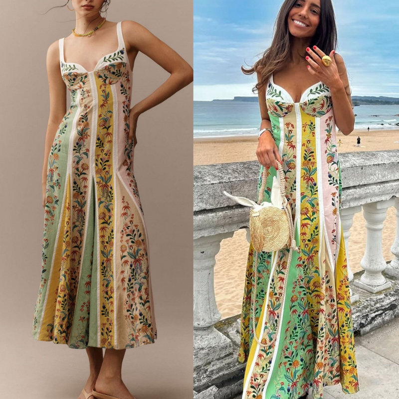 Vintage Fashion Women Dresses - Fashion Elegant Women Sleeveless Party Dresses