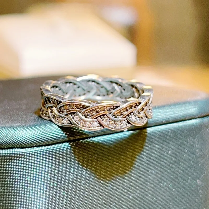 Vintage Fashion Rings For Women - Retro 925 Sterling Silver Women Ring