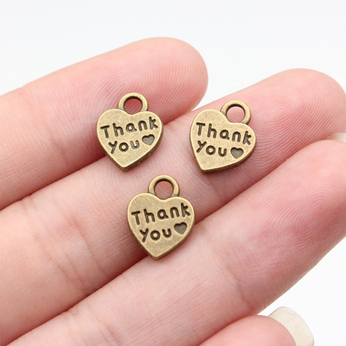 Vintage Fashion Jewelry - 20pcs 12x10mm 2 Colors Antique Silver