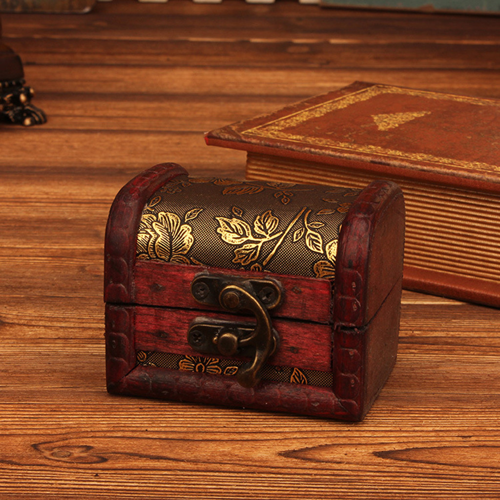 Vintage Fashion Jewelry - Chinese Style Vintage Wooden Jewelry Box
