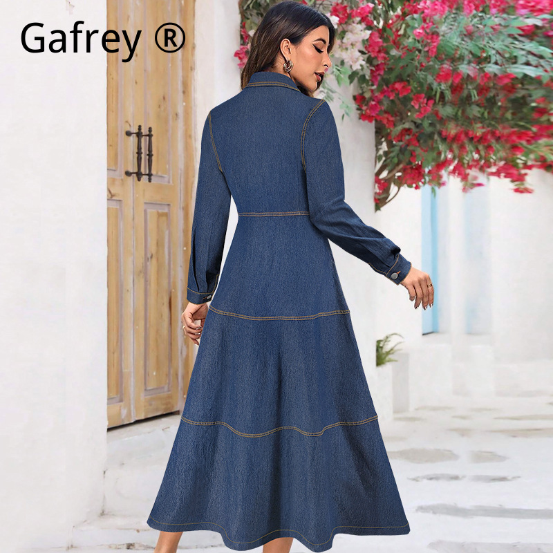 New Fashion Denim Jean Shirt D - огляд і ціна Vintage Fashion Women Dresses