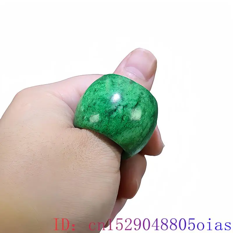 22mm Green Real Jade Rings for - огляд і ціна Vintage Fashion Rings For Women