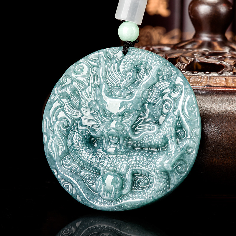 Burmese Jadeite Dragon Pendant - огляд і ціна Vintage Fashion Jewelry