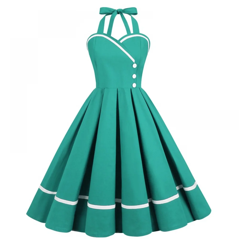 Halloween  50s 60s 80s Retro D - огляд і ціна Vintage Fashion Women Dresses