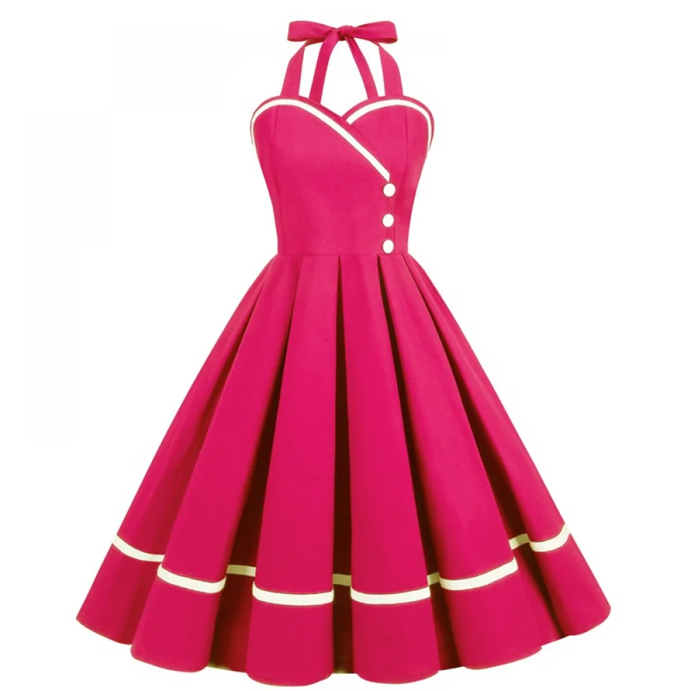 Halloween  50s 60s 80s Retro D - огляд і ціна Vintage Fashion Women Dresses