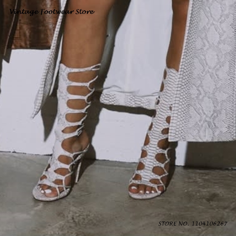 Python Pattern Cut-out Gladiat - огляд і ціна Vintage Fashion Women Dresses