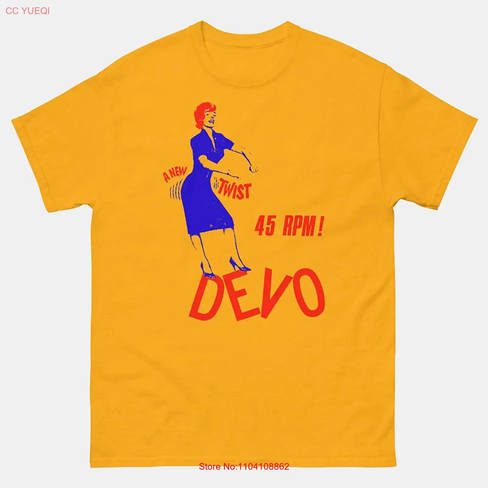 DEVO band a new twist yellow T - огляд і ціна Vintage Fashion News