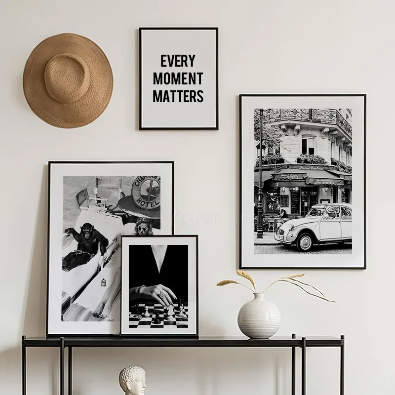 Black and White Vintage Wall A - огляд і ціна Vintage Fashion Illustration