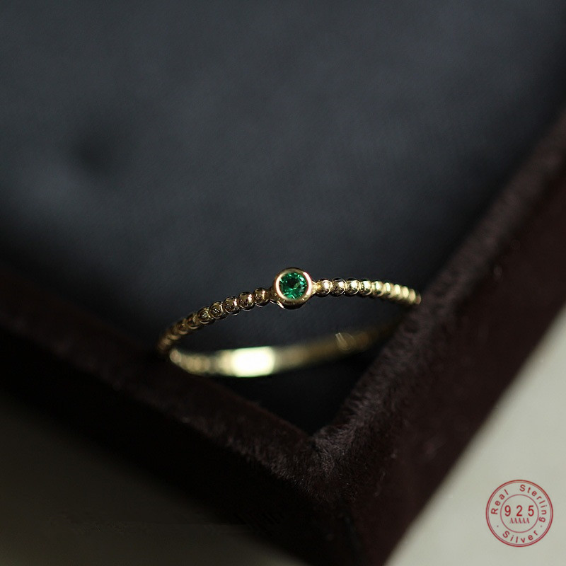 925 Sterling Silver Vintage Em - огляд і ціна Vintage Fashion Rings For Women