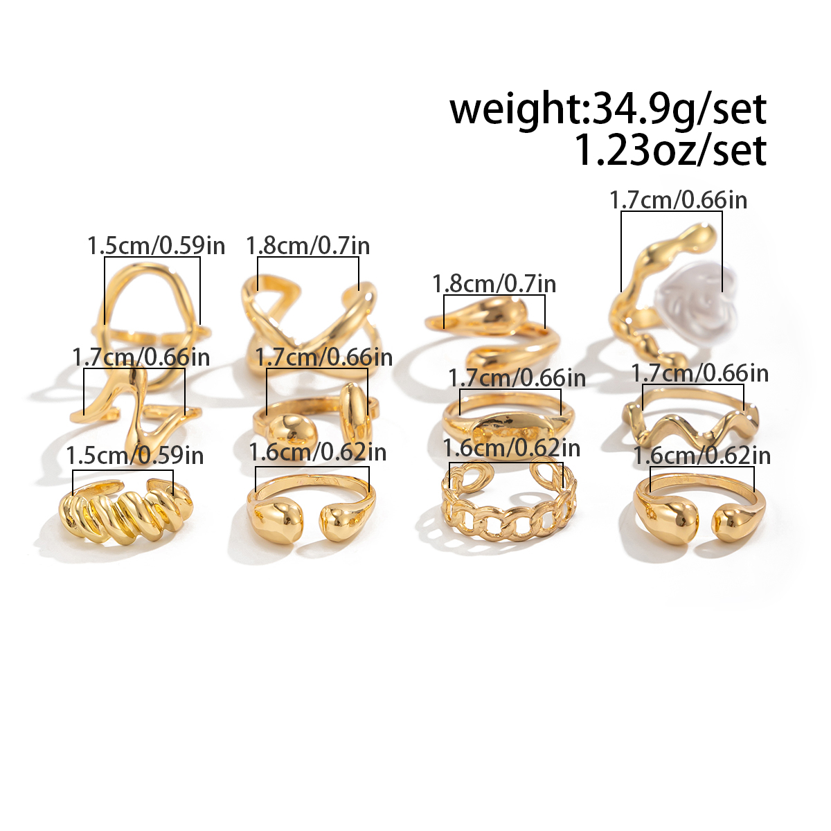 Ingemark 12Pcs/Set Vintage Met - огляд і ціна Vintage Fashion Trends 2025