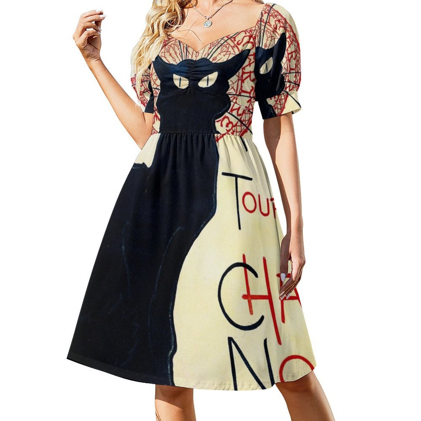 Vintage French Poster-Tournée  - огляд і ціна Vintage Fashion Women Dresses
