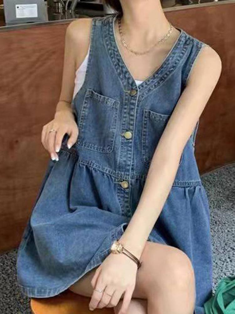 Sleeveless Strap Dress Women 2 - огляд і ціна Vintage Fashion Women Dresses