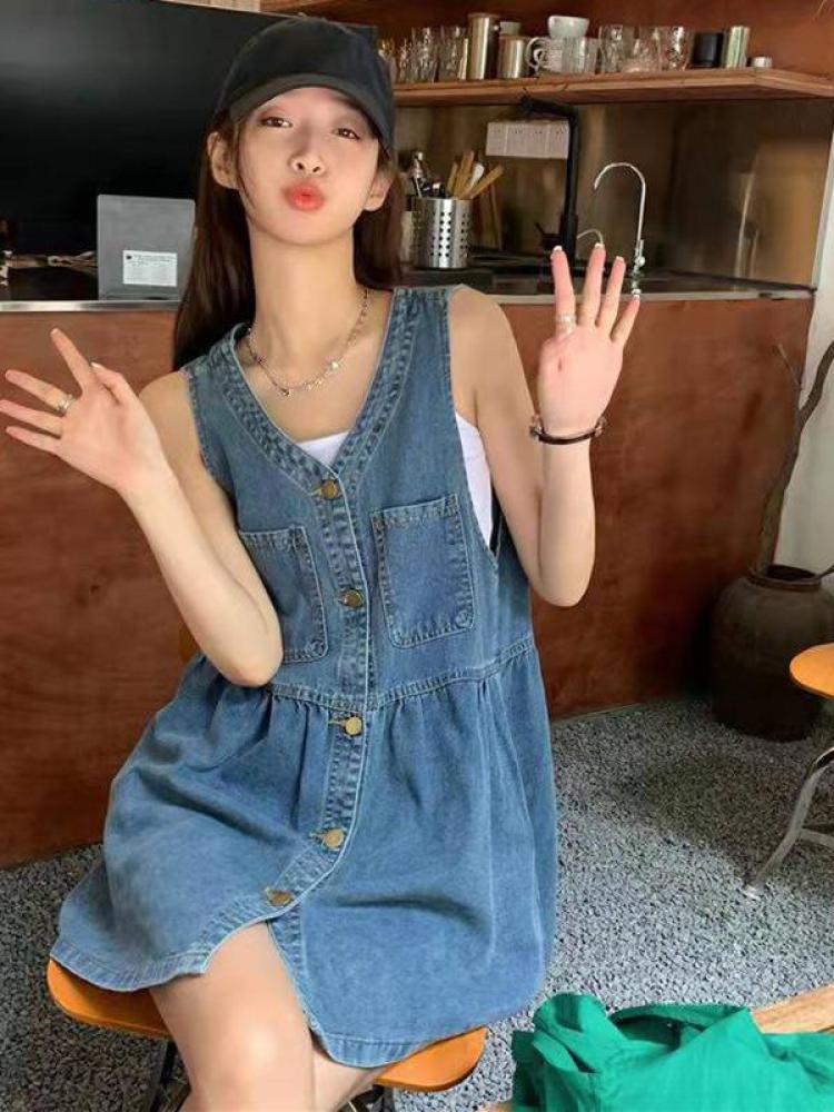 Sleeveless Strap Dress Women 2 - огляд і ціна Vintage Fashion Women Dresses