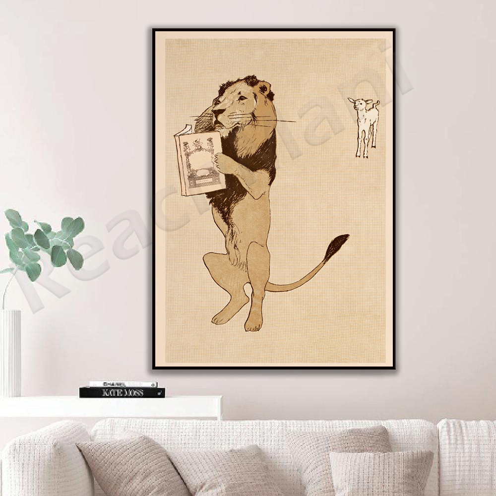 Edward Penfield, The Lion and  - огляд і ціна Vintage Fashion Exhibition