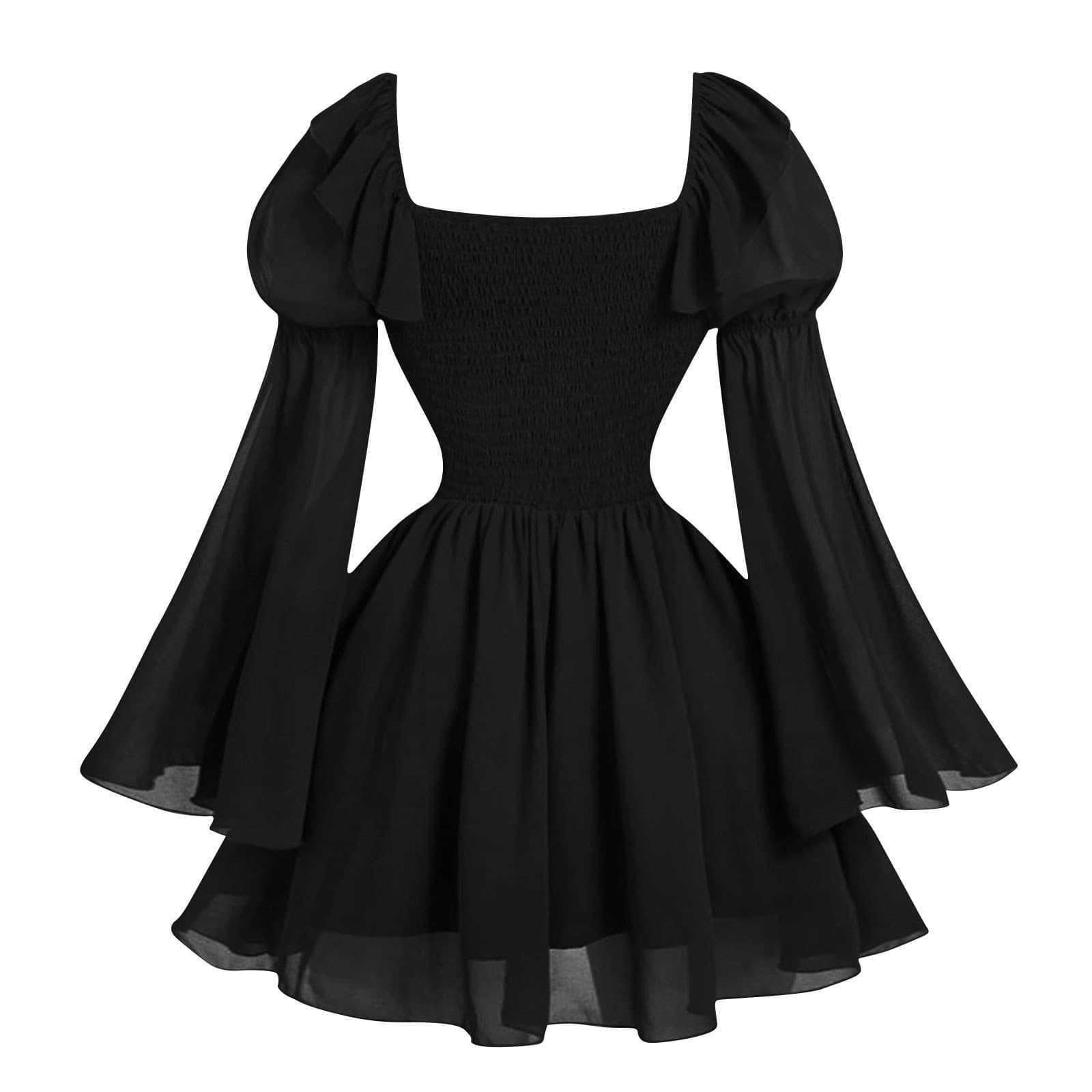 Renaissance Medieval Long Slee - огляд і ціна Vintage Fashion Women Dresses