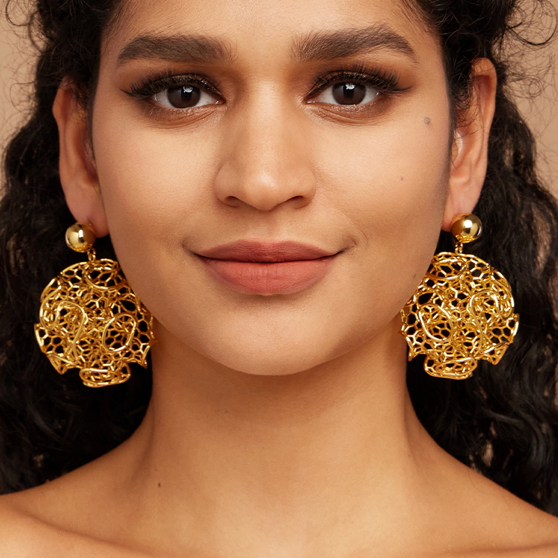 IVOG Round Vintage Earrings Fo - огляд і ціна Vintage Fashion Websites
