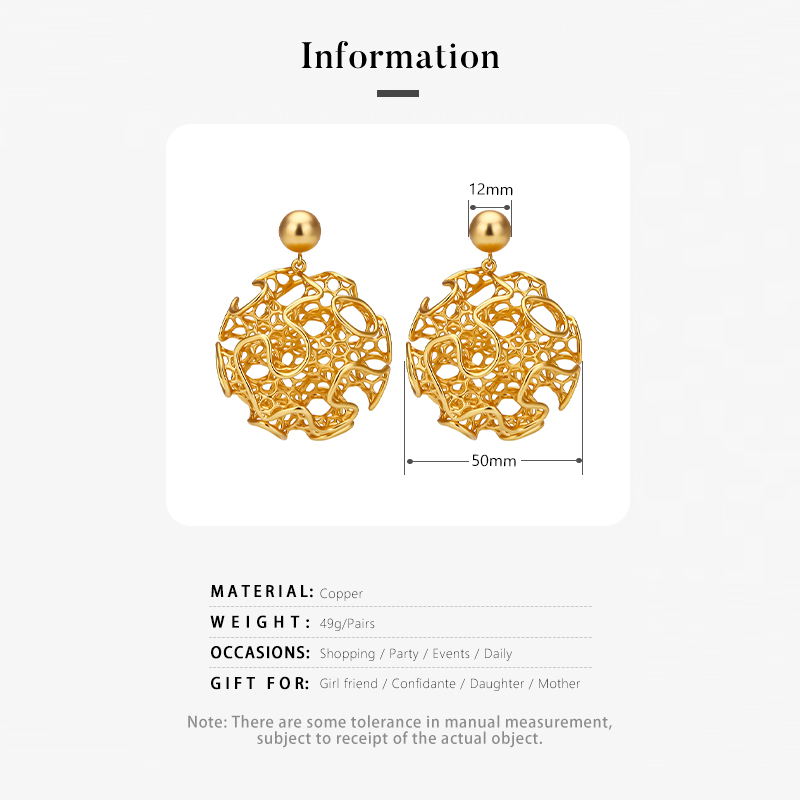 IVOG Round Vintage Earrings Fo - огляд і ціна Vintage Fashion Websites
