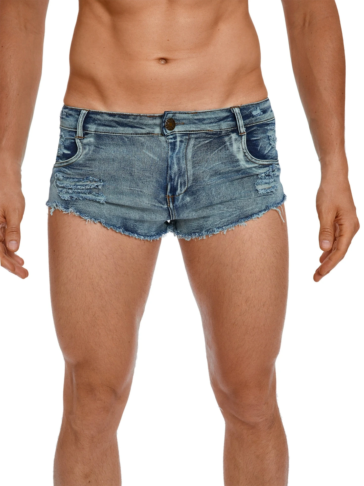 Men's Low Waist Jeans Shorts F - огляд і ціна Vintage Fashion Jeans
