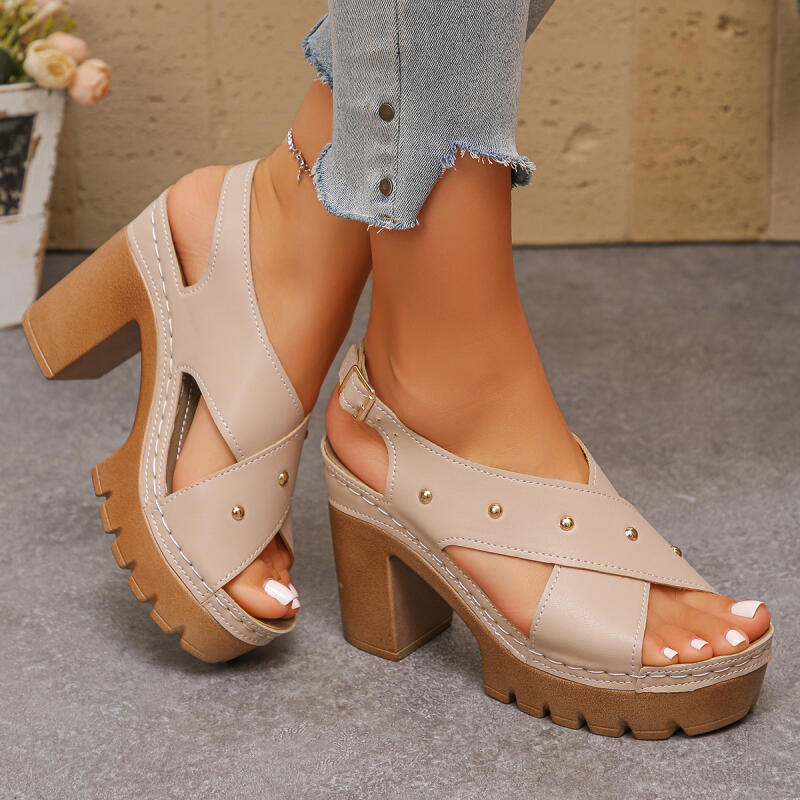 Vintage Super High Heel Cross  - огляд і ціна Vintage Fashion Women Dresses